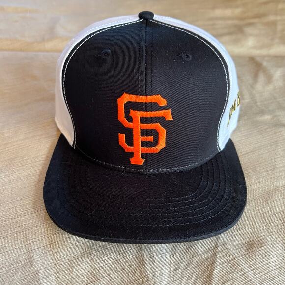 New! MLB Giants Jim Beam baseball cap snapback hat - Picture 1 of 8